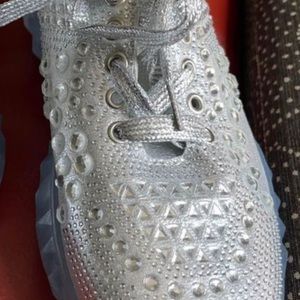 Bling tennis shoes. 7.5 NEW